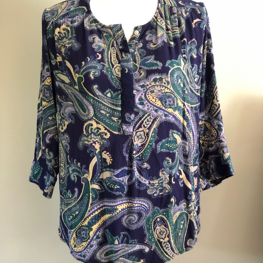 Nine West Jeans top 3/4 sleeve